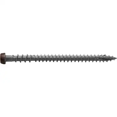 Screw Products CD234RB75 C-Deck #10 x 2-3/4" (T20-Drive) Composite Deck Screws in Rustic Bark - 75 per Jar