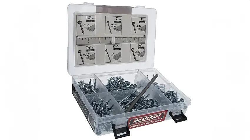 Milescraft PocketScrewKit350™ (350 Pcs.)