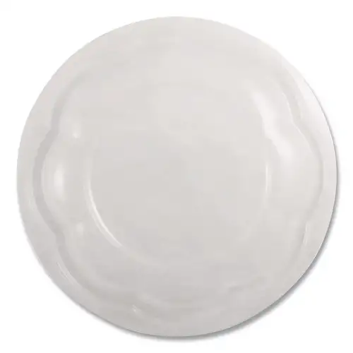 World Centric SBL-CS-16 5.4 in. Diameter x 0.8 in. Height Plastic Salad Bowl Lids - Clear (450/Carton)