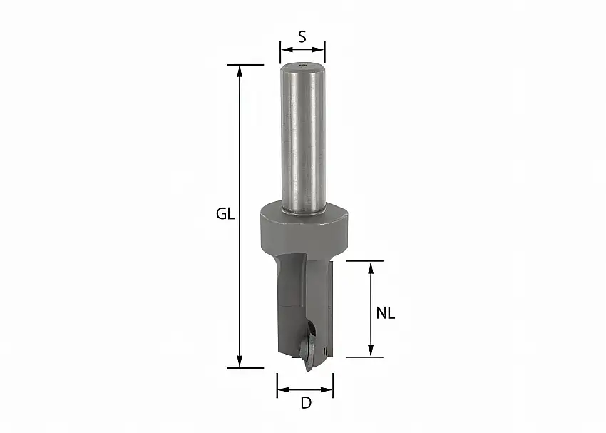 WPL Slot Routing CutterZ1+1 D 16 x 48 mm