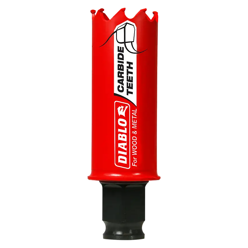 Diablo DHS1063CT 1-1/16 in. (27mm) Carbide-Tipped Wood & Metal Holesaw
