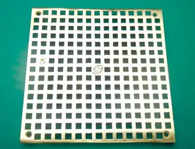 Zurn Pb400-7s-Grid-W/Scr Polished Brass Grate