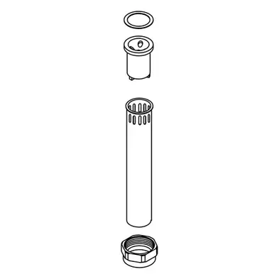 Kohler 1056879-Cp Vacuum Breaker Assembly- 1-1/2"
