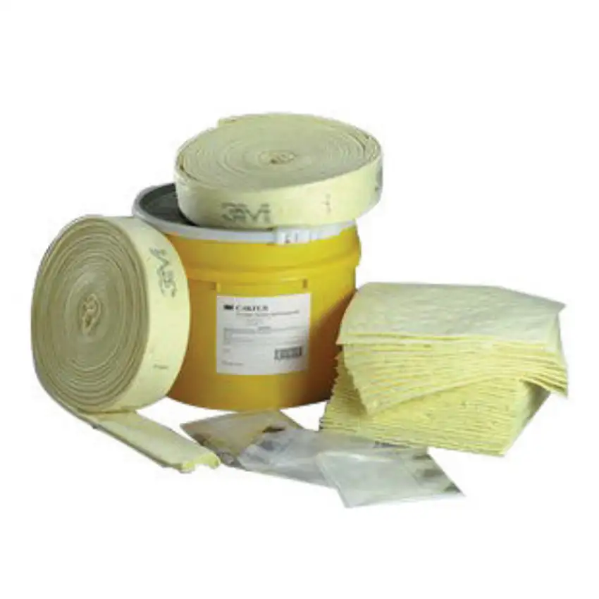 3M 20 gal Drum Yellow Polypropylene General Purpose Spill Kit