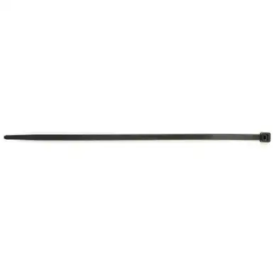 Enkay 7125 12" Black Nylon Cable Ties 50# Strength - 50 per Package