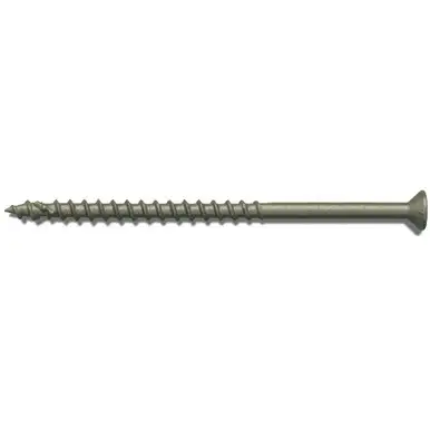 Fastap Plus 334PH-6PK #10 x 3-3/4" Exterior Self Drilling Wood Screws with DuracoatXT - Phillips Drive Head 6 per Package