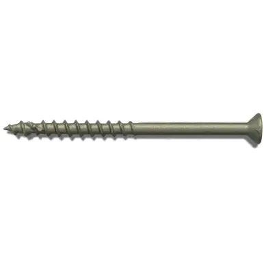 Fastap Plus DAC300W #9 x 3" Exterior Self Drilling Wood Screws with DuracoatXT - Phillips Drive Head 500 per Package