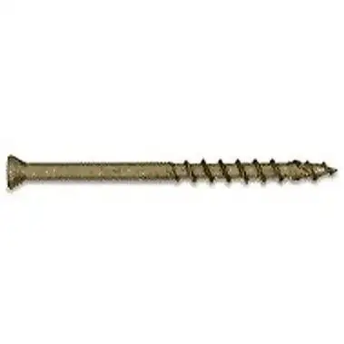 Fastap Plus DFH250WSQ #9 x 2-1/2" Finish Head Exterior Self Drilling Wood Screws with DuracoatXT - Square Drive Head 500 per Package