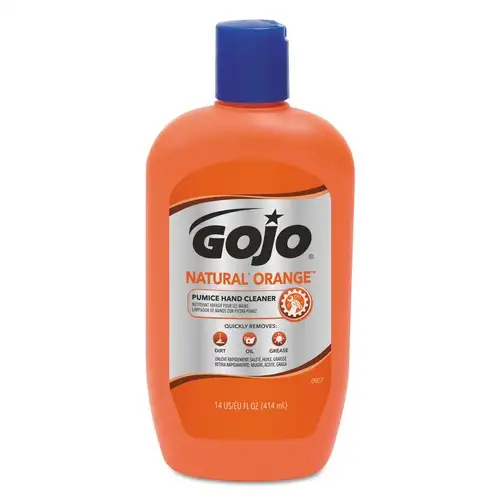 GOJO Industries 14 oz. NATURAL ORANGE Pumice Hand Cleaner - Citrus Scent